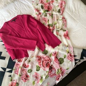White House Black Market short sleeve cropped cardigan
